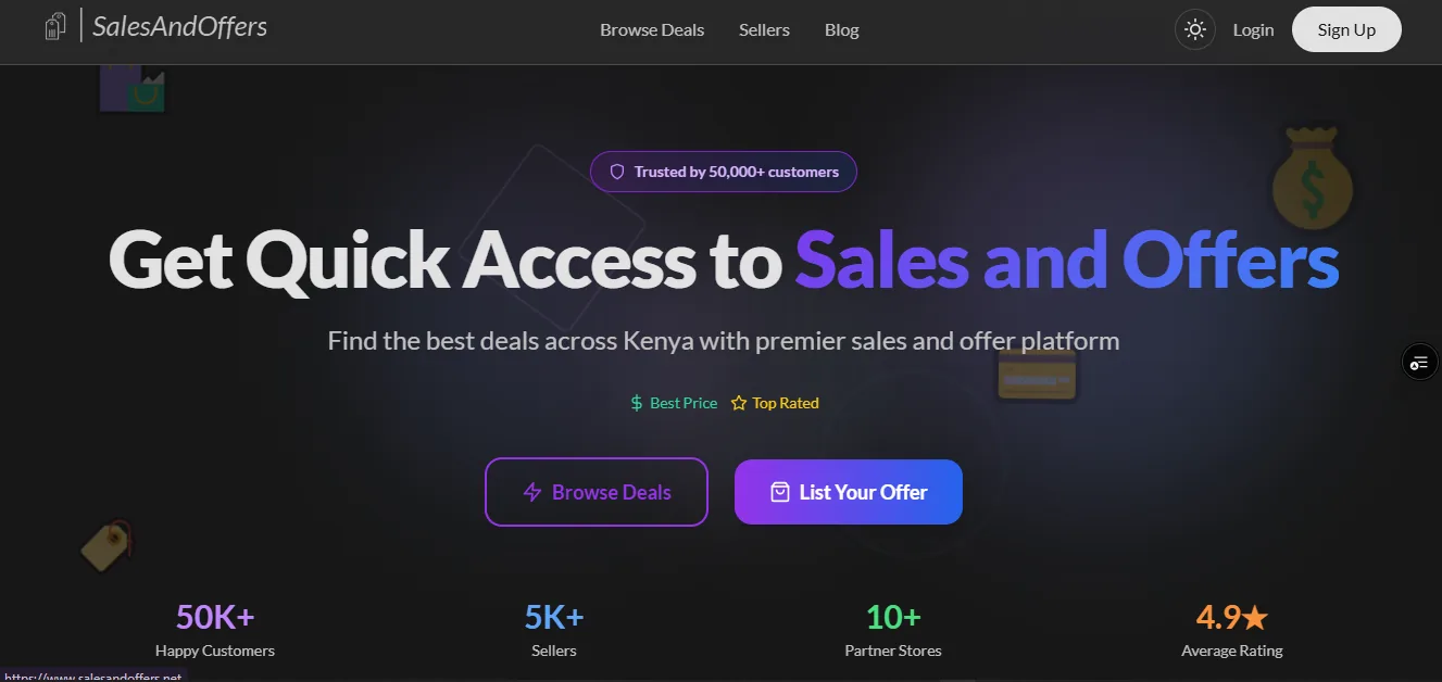 Sales and offers